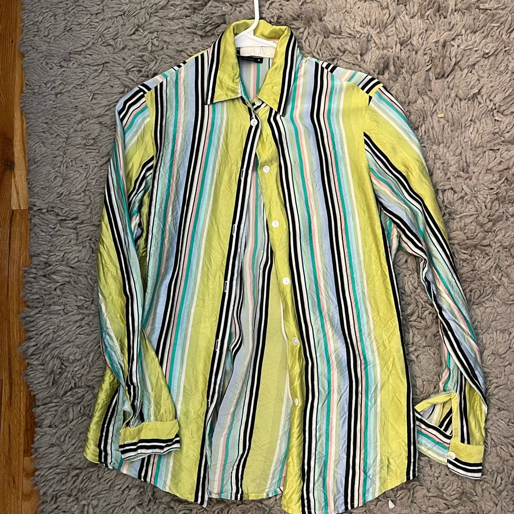 100% silk blouse
